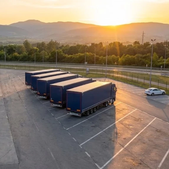 Ciągnik siodłowy floty ABX Cargo